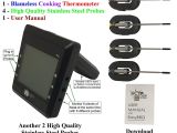 Backyard Grill Wireless thermometer Amazon Com Best Digital Meat thermometer Max 6 Probe Smart