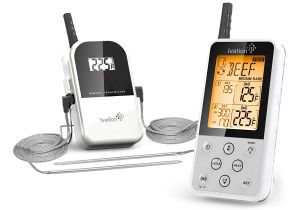 Backyard Grill Wireless thermometer Amazon Com Ivation Long Range Wireless thermometer Remote Bbq