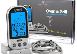 Backyard Grill Wireless thermometer Amazon Com Supreme Home Cook Wireless Oven and Grill Digital Long