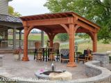 Backyard Pavilion Plans 10×14 Santa Fe Cedar Pavilion with Cedar Stain Pavillion