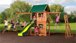 Backyard Playgrounds for Sale Backyard Discovery 55006 Prairie Ridge Brown Wood Swing Set Play Set