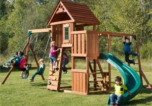 Backyard Playgrounds for Sale Gorilla Playsets Pb 8272 Cedar Brook Play Set Playsetoutdoorideas