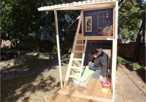 Backyard Playhouse Plans How to Build A Backyard Playhouse Pinterest Play fort Diy