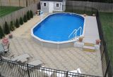 Backyard Pool Supply 15×30 Sharkline Semi Inground Pool with Deck and Pavers Brothers 3