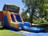 Backyard Water Slides for Adults 18′ themed Water Slide Inflatable Fun