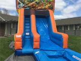 Backyard Water Slides for Adults 18′ themed Water Slide Inflatable Fun