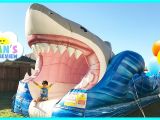 Backyard Water Slides for Adults Nice Giant Inflatable Shark Water Slide for Kids toys Family Fun