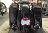 Bagger Tail Lights Bagger Summit Stretched Rear Fender with All In One License Plate