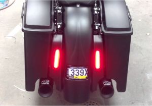 Bagger Tail Lights Sinister Bagger Parts and Taillight Demo On Harley Streetgl Youtube