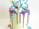 Baking and Cake Decorating Classes Near Me Green and Purple Drip Cake by Jenelle S Custom Cakes Cake