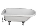 Ball and Claw Foot Bathtub Barclay Products 5 Ft Acrylic Ball and Claw Feet Roll top