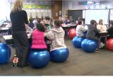 Ball Chairs for Students the Benefits Of Swapping Exercise Balls for Desk Chairs Pinterest