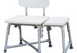 Bariatric Shower Chair Home Depot Medline Bath Safety Bariatric Transfer Bench with Back In White