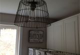 Barnwood Light Fixtures Love the Wire Basket Light Fixture In This Laundry Room Laundry