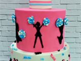 Baseball Cake Decorations Cheerleading Cake by My Sweeter Side Cakes I Want to Make