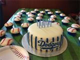 Baseball Cake Decorations Dodger Cake Cupcakes Cake Decorating Pinterest Dodgers Cake