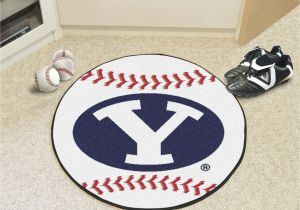 Baseball Field area Rug byu Baseball Mat 27 Diameter Products Pinterest Nylon Carpet
