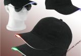 Baseball Light Fixture 2018 5 Leds Led Lighting Fashion Baesball Hats Black Cotton Fabric