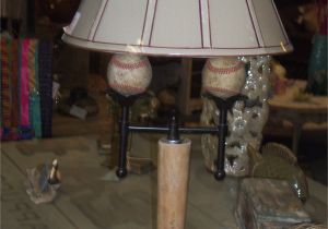 Baseball Light Fixture Repurposed Baseball Bat Lamp Baseball Pinterest Repurposed