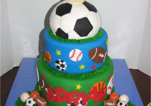 Baseball themed Cake Decorations Sports Cake but with A Basketball On top Minus the 1 On top Party
