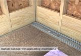 Basement Floor Drain Backing Up after Shower Streamline Linear Shower Drain Installation Full Mortar and Thin