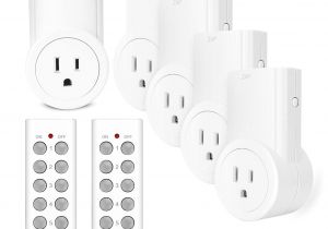 Basic Wireless Light Switch Kit Etekcity Remote Control Outlet Wireless Light Switch for Household