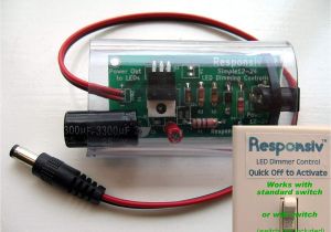 Basic Wireless Light Switch Kit Responsiv Power Switch Remote Led Dimming Controller 12v 24v 8a Dc