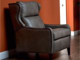 Bassett Furniture Recliners Vintage ash top Grain Leather Recliner Great Furniture On