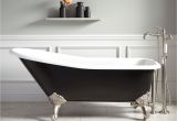 Bath with Claw Foot Tub 66" Goodwin Cast Iron Clawfoot Tub Imperial Feet Black