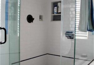 Bathroom Tiled Shower Design Ideas Bathroom White and Black Diamond Mosaic Tile Floor for Shower with