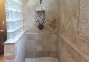 Bathroom Travertine Tile Design Ideas Luxurious Bathroom Remodel 12 Ft Custom Tiled Shower with Glass