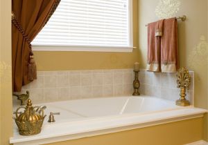 Bathroom Window Design Ideas Custom Made Window Treatments with Beaded Trim and Rosettes