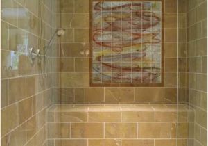 Bathrooms Murals Uk Koi Tile Mural In Walk In Shower asian Bathroom