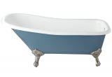 Bathtub 4.5 Feet 66" Goodwin Cast Iron Clawfoot Tub Imperial Feet Slate