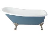 Bathtub 4.5 Feet 66" Goodwin Cast Iron Clawfoot Tub Imperial Feet Slate