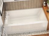 Bathtub Alcove Installation Maax Rubix 6032 ifs Afr Rectangular soaking Bathtub In