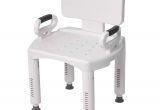 Bathtub Chairs for Seniors Drive Medical Bath Shower Chair with Back Arms Senior