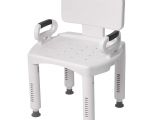 Bathtub Chairs for Seniors Drive Medical Bath Shower Chair with Back Arms Senior