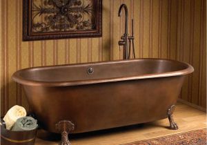 Bathtub Clawfoot Copper Melinda Smooth Copper Double Ended Clawfoot Tub