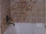 Bathtub Designs with Tile Brown Flat Rock Bath Tub Wall Tile Modern Bathroom