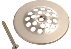 Bathtub Drain Cover Center Screw Delta Faucet Co 2 1 2 to 3 Inch Polished Brass Finish