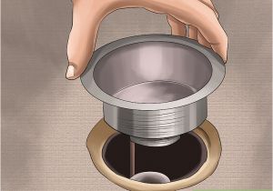 Bathtub Drain Cover Center Screw How to Install A Tub Drain 8 Steps with Wikihow