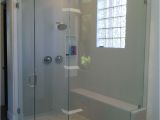 Bathtub Enclosures with Window Bathroom Rectangular Tempered Glass Window Feat