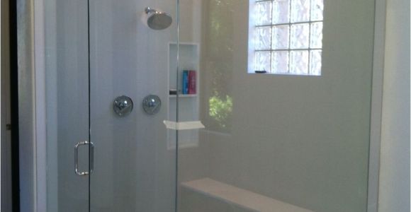 Bathtub Enclosures with Window Bathroom Rectangular Tempered Glass Window Feat