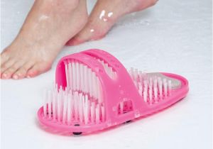 Bathtub Foot Scrubber as Seen On Tv Shower Feet Hands Free Foot Scrubber Suctions to Your Tub