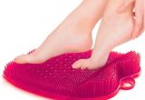Bathtub Foot Scrubber Foot Scrub Mat In Pink In Shower Foot Scrubber Brus