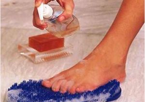 Bathtub Foot Scrubber soapy sole original Shower Foot Scrubber
