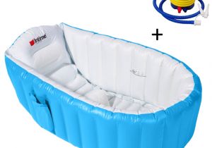 Bathtub for Dogs Kids Baby Bathtub Inflatable Bathing Tub Air Swimming Pool Portable