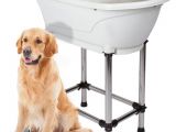 Bathtub for Dogs Paw Essentials Pet Grooming Portable Bath Tub Station Dog