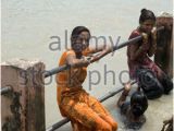 Bathtub for toddlers India Girl Bathing In Holy River Of India Stock